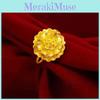 Peony Stunning Goldplated Ring For Women Featuring Adjustable Size And Sweet Floral Design