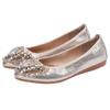 Rhinestone Soft-soled Women's Shoes, Which Can Be Rolled and Easily Carried, Ballet Flat Shoes