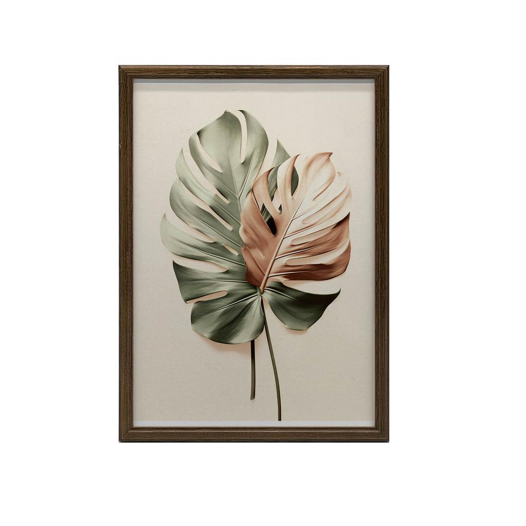 Monstera Miedziana Monstera Miedziana, 50X70 Cm, Bez Ramy, Płótno Premium Na Blejtramie