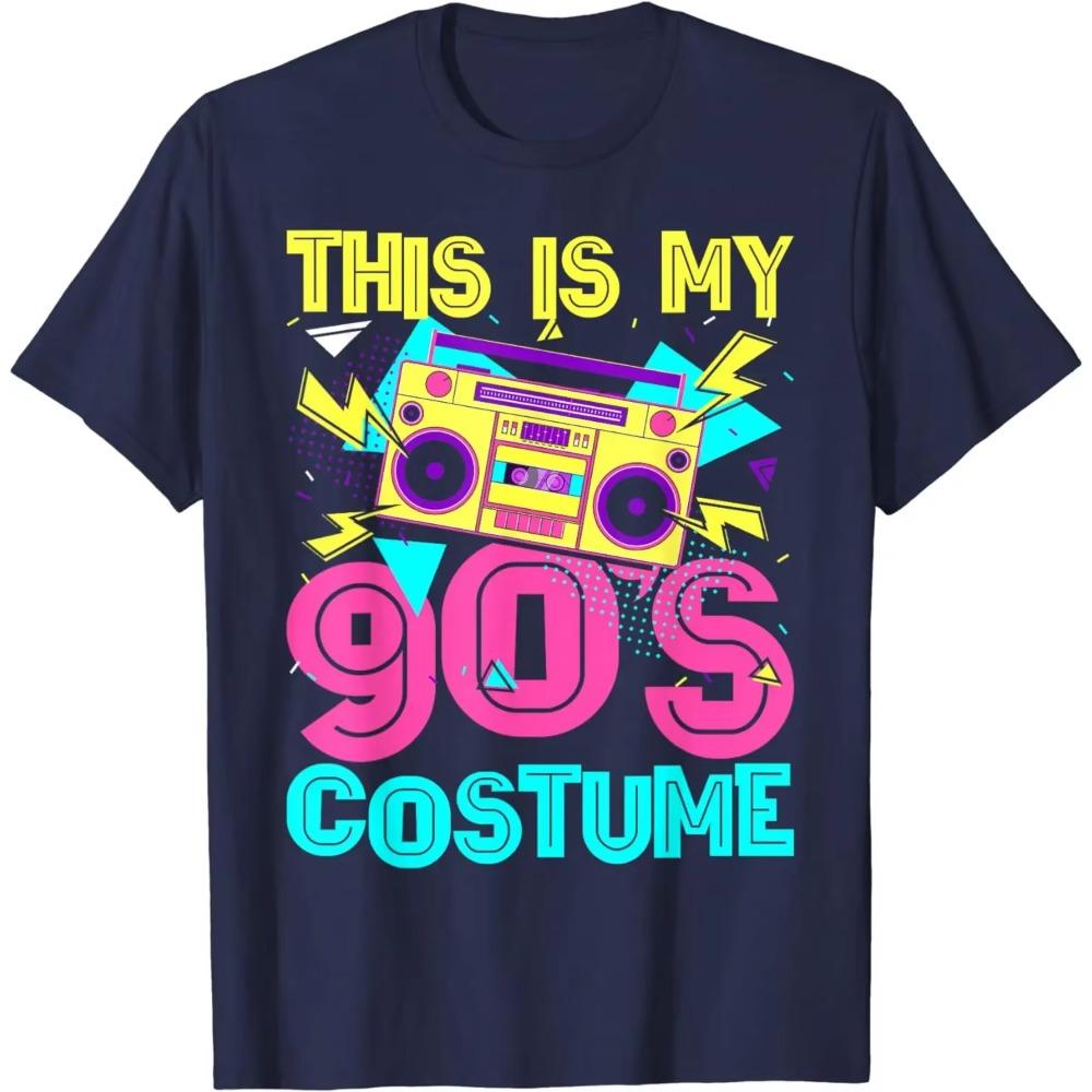 

Это мой костюм 90-х годов Футболка для вечеринки в стиле ретро 90-х годов в стиле девяностых XXXXXL темно-синий