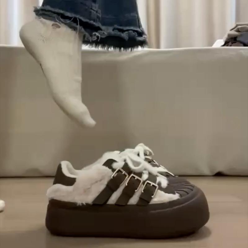 Zhao Ruth Shell Head Campus Casual Shoes Women's Shoes Sneakers Autumn and Winter New Board Shoes Little White Shoes