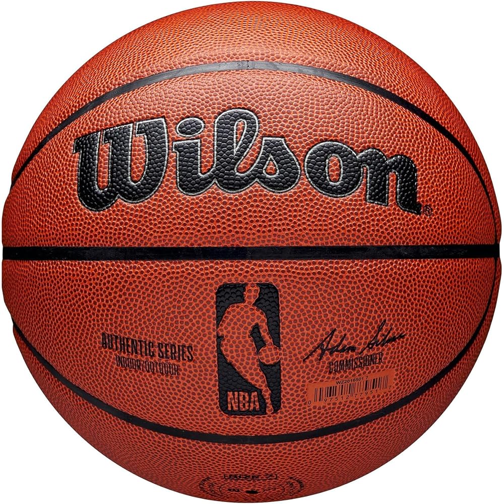 Wilson NBA Authentic WZ2016501XB7 Indoor Outdoor Basketball Size 7 Diameter 24.5cm
