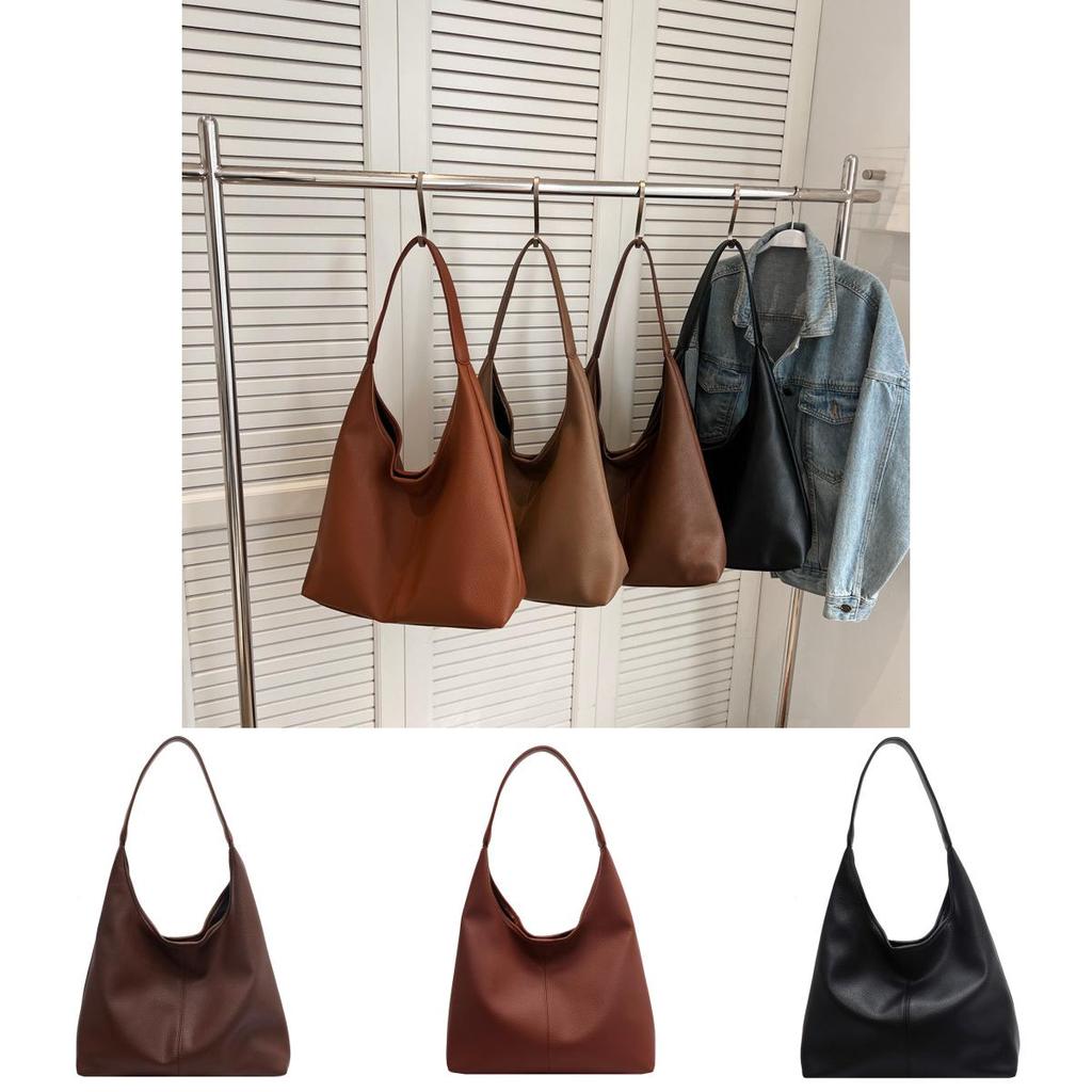 Urban Minimalist Pu Tote Bag For Casual Travel And Commuting Women