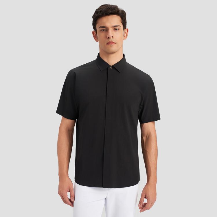 DESCENTE DUALIS Shirts Men's Lapel Moderate Other D4331DWS82
