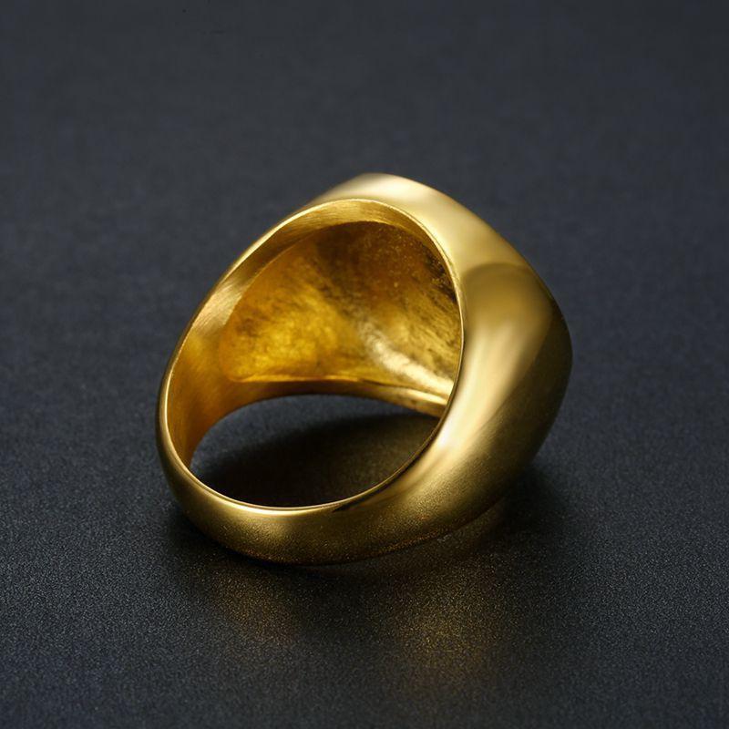 Tree Of Life Signet Ring For Men Stainless Steel Vintage Celtic Norse Viking Statement Jewelry Gift Engagement