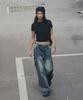 Ledeoli Hooked Cargo Denim Pants [Vintage Black]