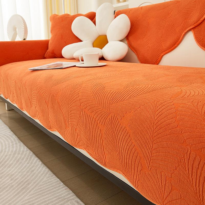 All-Inclusive Polštář na pohovku Čtyři roční období Univerzální Protiskluzový Žinylkový Jednoduchý Moderní Potah na pohovku do obývacího pokoje Krycí látka Zesílený