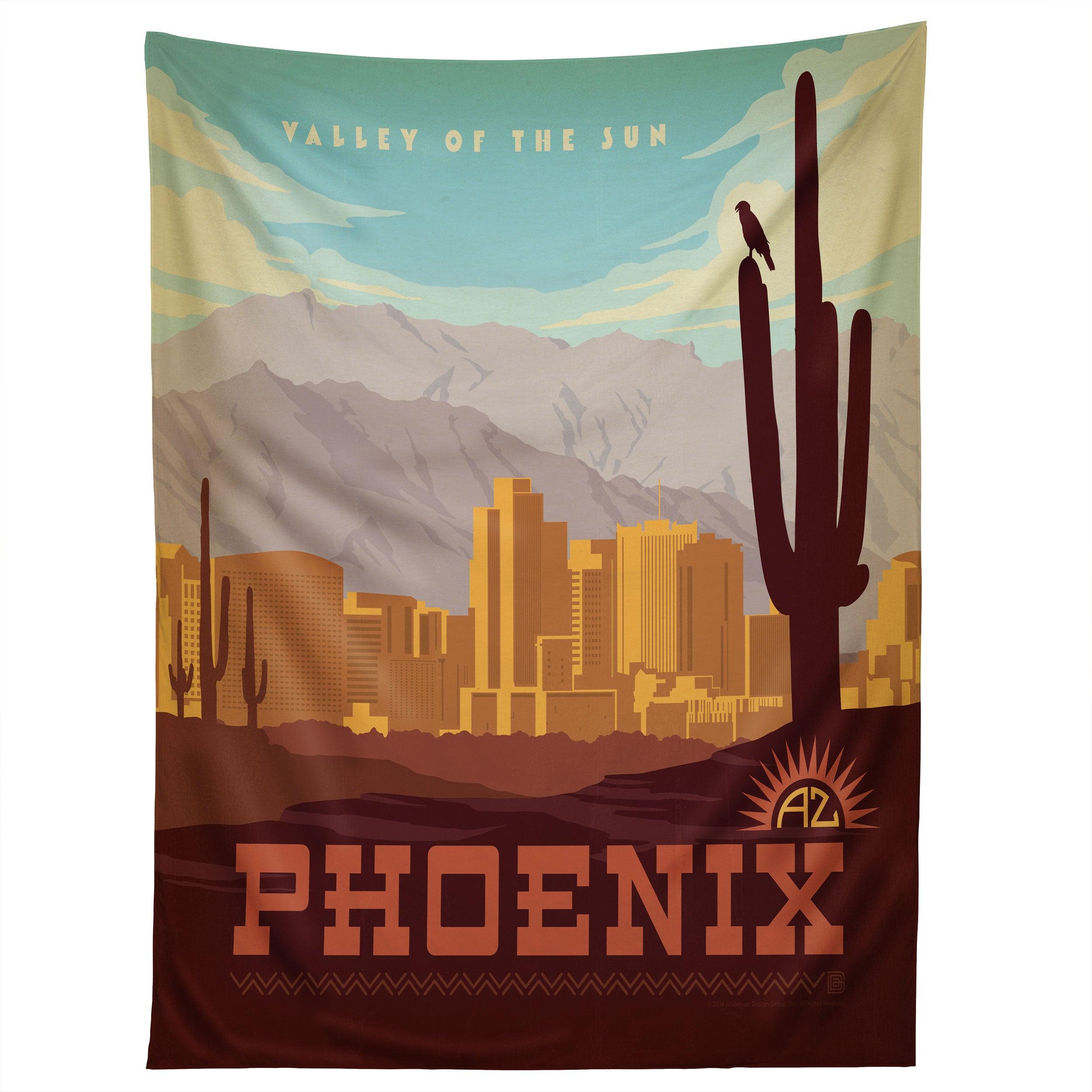 PHOENIX tapestry 75x100 чёрный