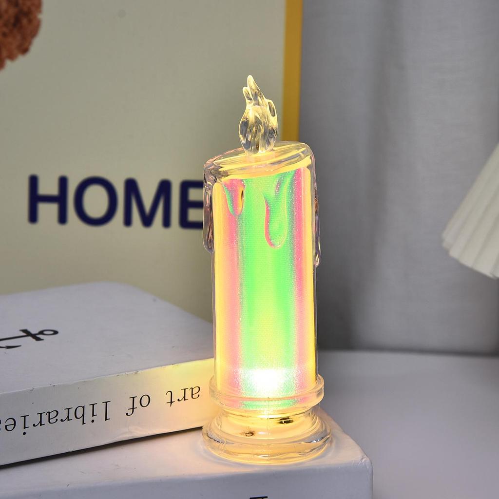 Teardrop Candle Light: Elegant Bedside & Restaurant Atmosphere Lamp
