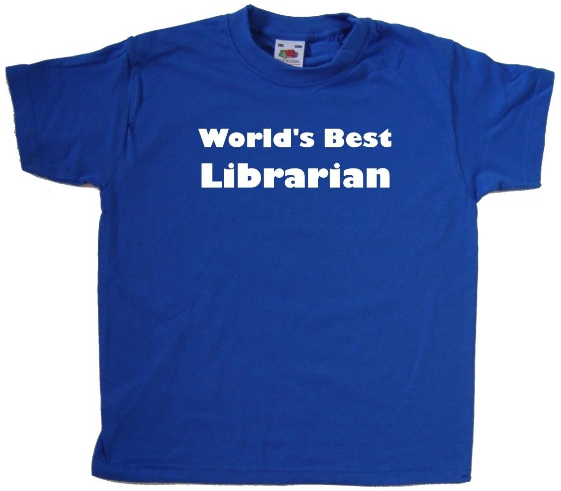 World s Best Librarian Kids T-shirt 150