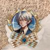 G Trigger Itasha Rosette with Wings for Can Badges, Angel Design, 57mm and 58mm, Perfect for Itasha Bag Decorations, Handmade Rosette with Ribbon,