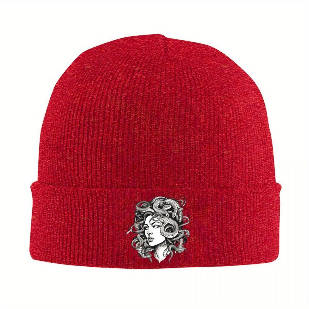 

New Medusa Greek Goddess Knitted Hat Beanie Winter Hat Warm Hip Hop Caps For Unisex Women Gift