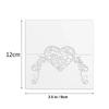 20/50PCS/Bag Pink/Purple Heart Shape Place Cards Wedding Name Cards for Party Table Decoration Wedding Decor Accessories
