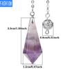 Hexagonal Smart Pendulum Pendant Natural Crystal Ornament Decoration