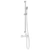 Shower System Set Chrome 100 Cm Stainless Steel