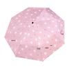 Stylish Cartoon Folding Umbrella: Sun & Rain Dual-Use with Thickened Black Glue for Summer Sun Protection
