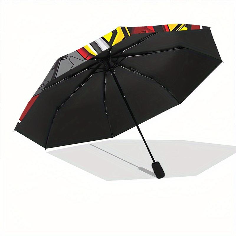 Gundam Automatic Open/close Umbrella, Heavy-Duty Iron Frame, Folding Portable Design, Travel, Everyday Use 203