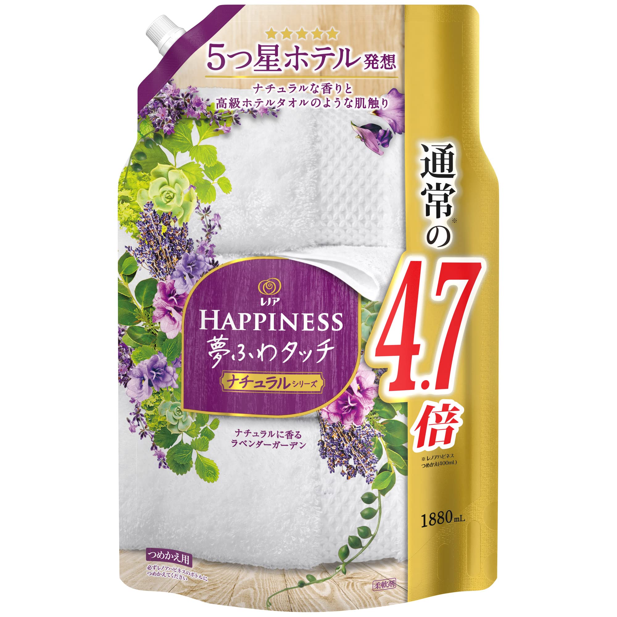 

Lenor Happiness Dream Fuwa Touch Тканевый кондиционер Лаванда [Большой объем], Сад, Сменный блок, 1880 мл