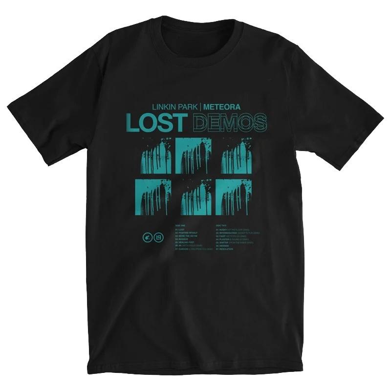 25 Summer Fashion New Lincoln Park Album Men and Women Same High Quality Graffiti Art American Short T-shirt Large Size
