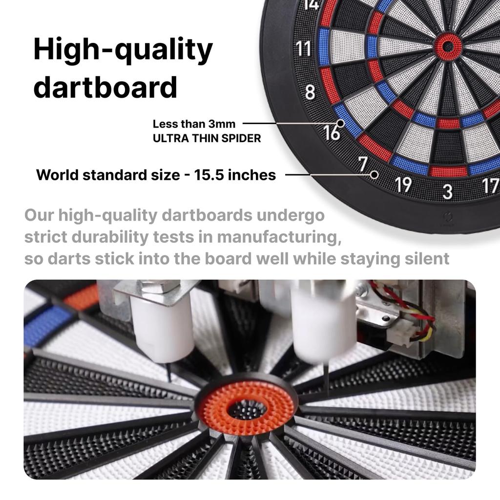 Dartscheibe DARTSLIVE Home schwarz Einzelstück dlb0003