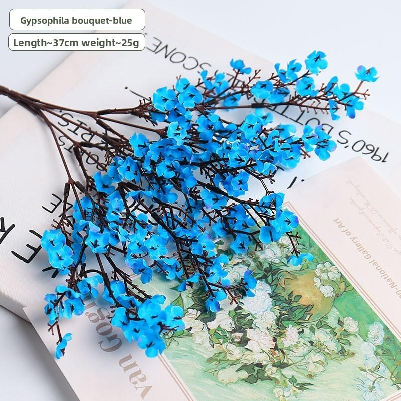 

Шелковая гипсофила метельчатая цветок несколько вариантов цвета дизайн «звездное небо» небесно-голубой