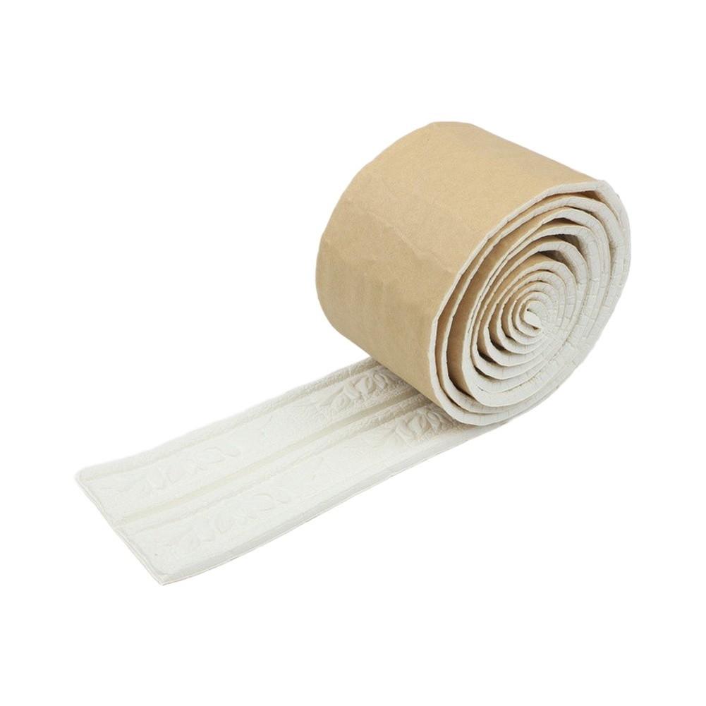 3D Tiles Sticker Self-Adhesive Decoration Skirting Sticker Cut To Length