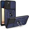 Protective Case - PROSHOP - Samsung A02S - Rigid - Navy Blue - Anti-Scratch