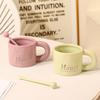 Simple Mug High Value Ceramic Water Cup Milk Cup Office Men's High End Exquisite Coffee Cup for Girls