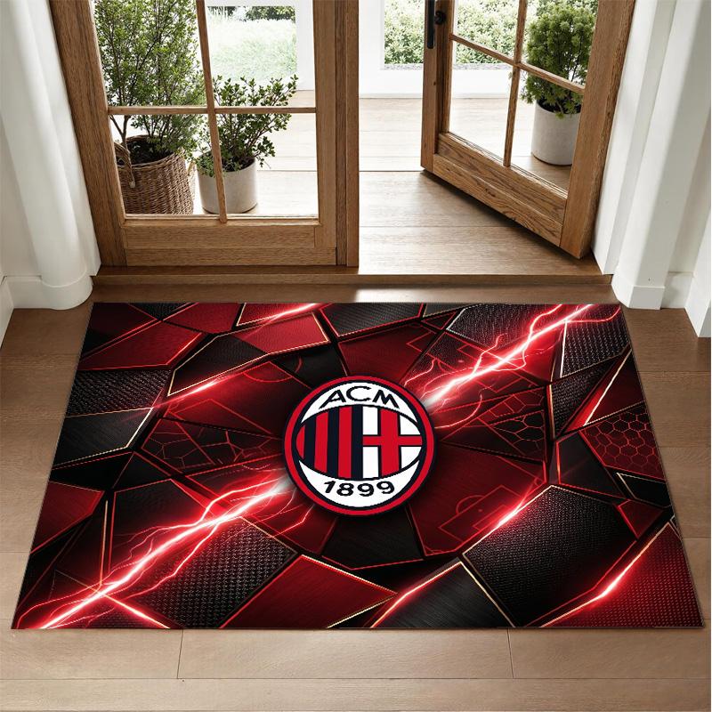 AC Milan Design Crystal Velvet Rug Soft Decorative Mat for Bedroom Entrance