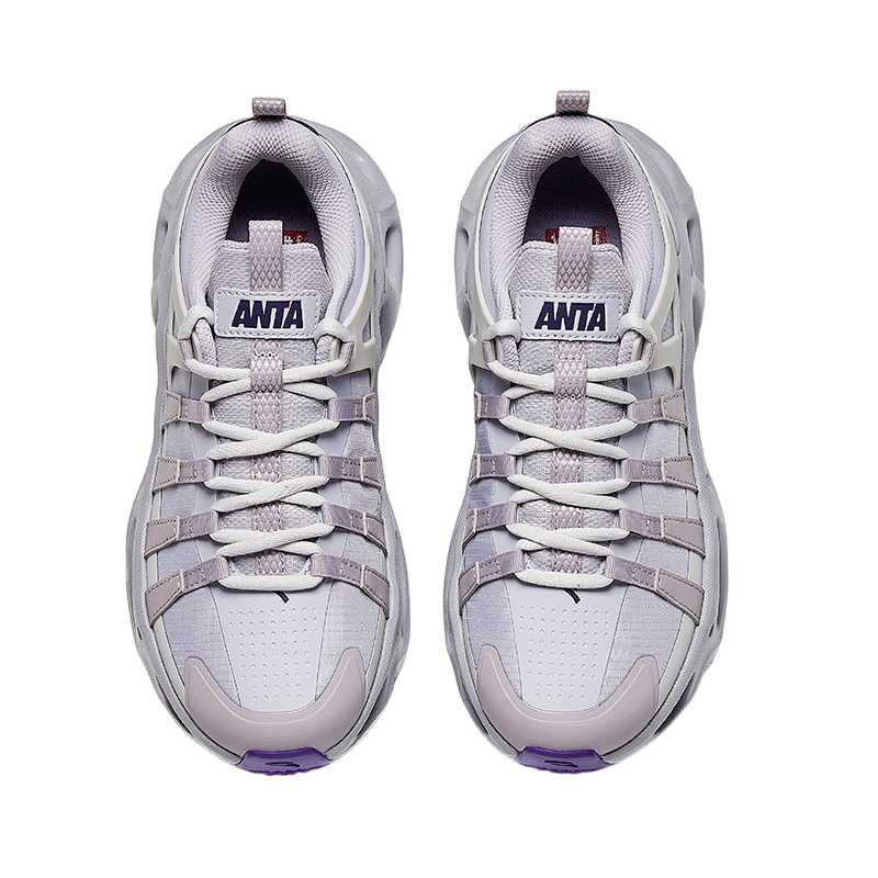 Anta Cushioning Support Lightweight Low Top Casual Shoes Women's 122618802-7