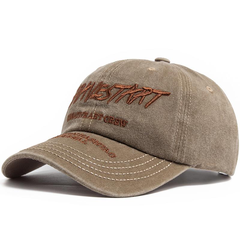Fashion Women's Baseball Cap Embroidered Cotton Soft Top Men's Caps Casual Retro Travel Visor Hats Summer Sports Trucker Hat