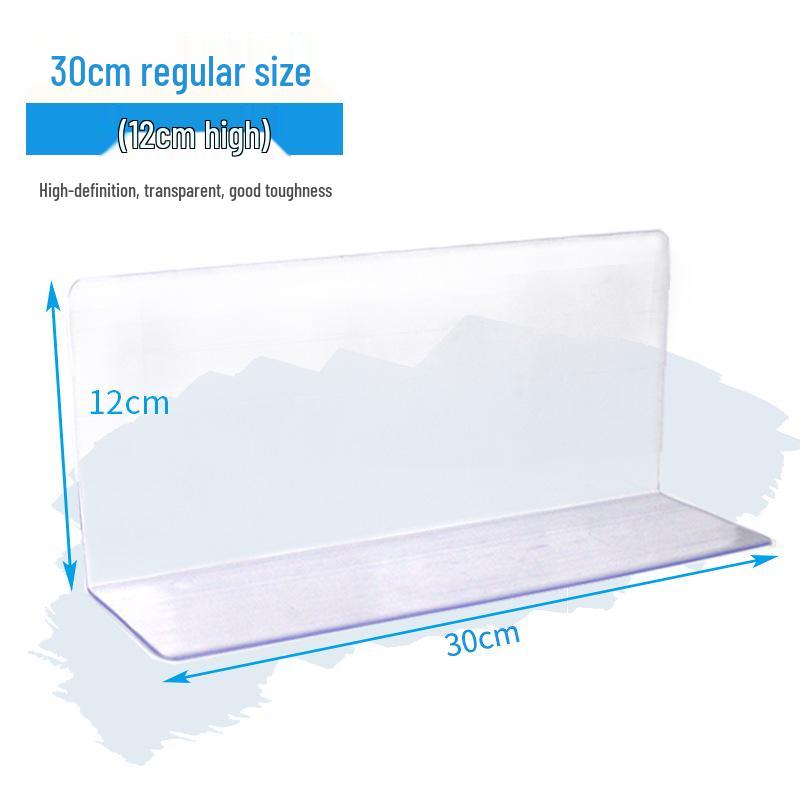 Plastic Shelf Divider for Small Items In Supermarkets and Convenience Stores