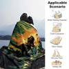 1pc Dinosaur Printing Lightweight Flannel Blanket, Comfortable and Warm Blanket, for Camping Sofa Bed and Couch Office, In All Seasons