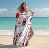 Proof Beach Towel with Taylor Swift Pattern - Soft,absorbent,quick-drying,machine Washable - Perfect for Swimming,camping,bathing