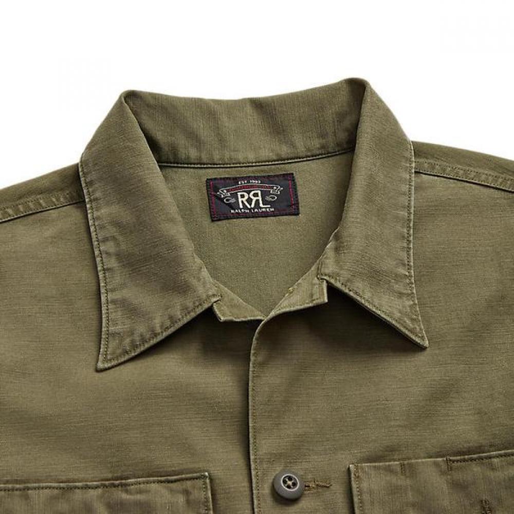 Rrl Reverse Satin Overshirt  Mnrrwov16820305301 