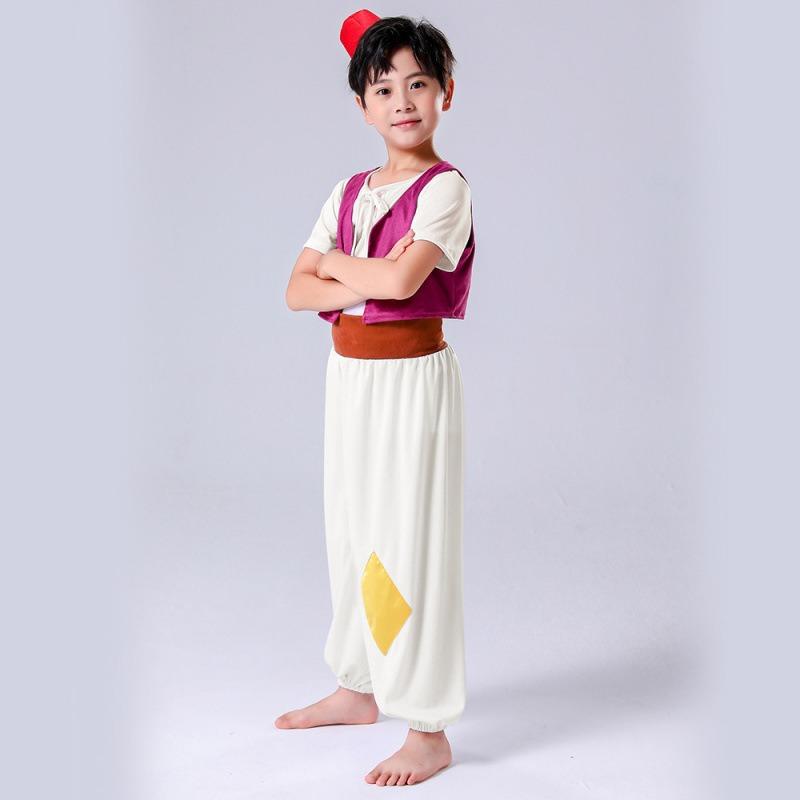 New Halloween Children's Day Show Costume Search Banner Magic Lamp Prince Role-playing Costume Full Costume