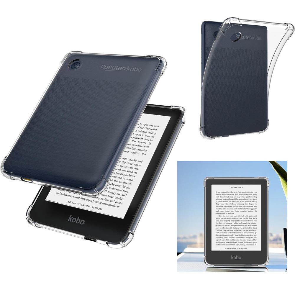 Clear TPU Protective Case with Airbag Corners for Kobo Clara BW 2024 E-Reader