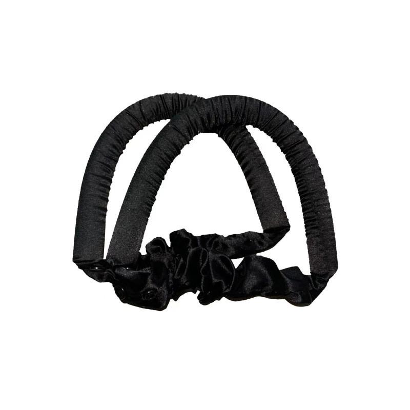 

Безнагревные щипцы для завивки волос, повязка на голову, ленивые бигуди для длинных волос, без нагрева, завивка на ночь, бигуди Magic Wave чёрный