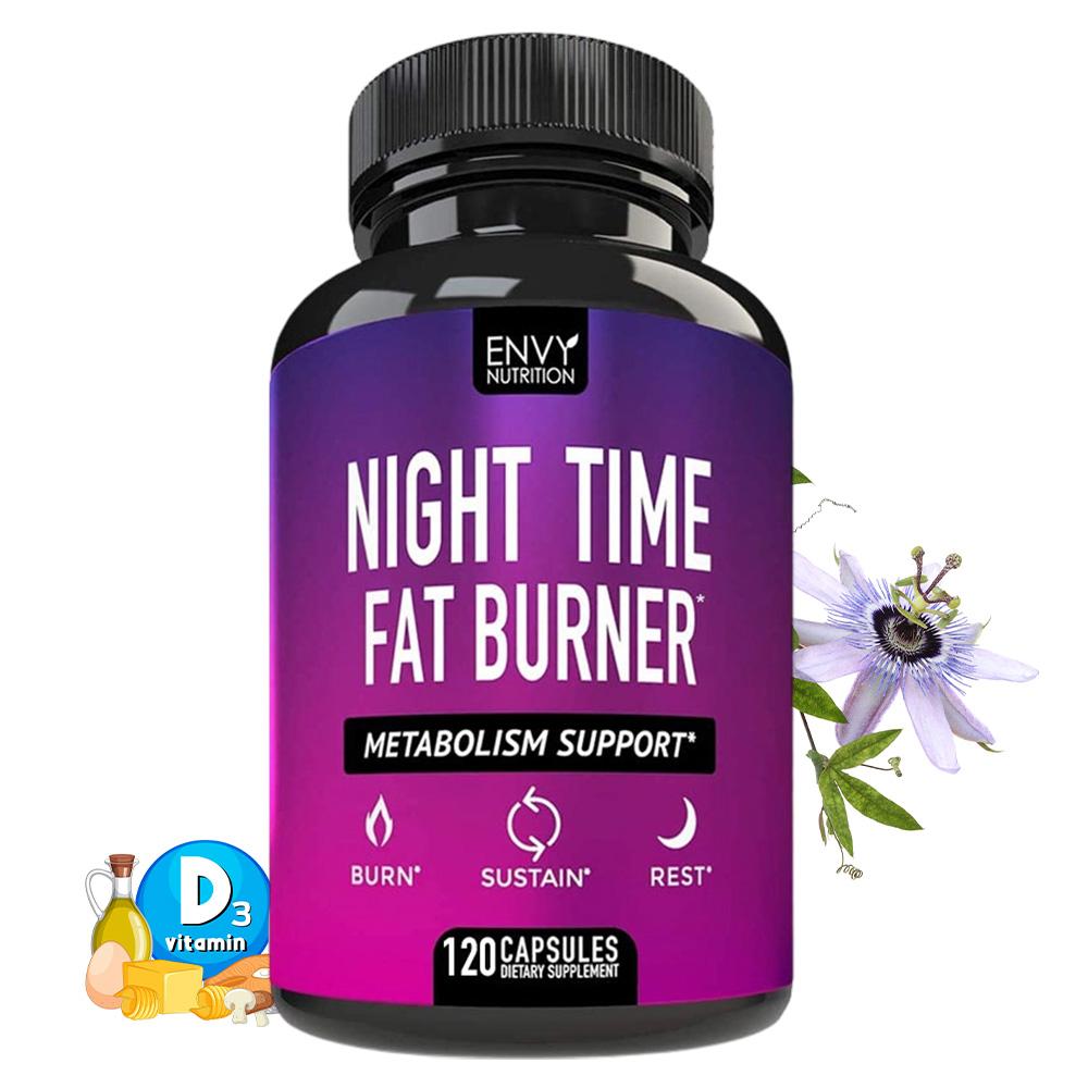 Nighttime Metabolic Support — White Kidney Bean, L-Theanine, Valerian, 120 Capsules