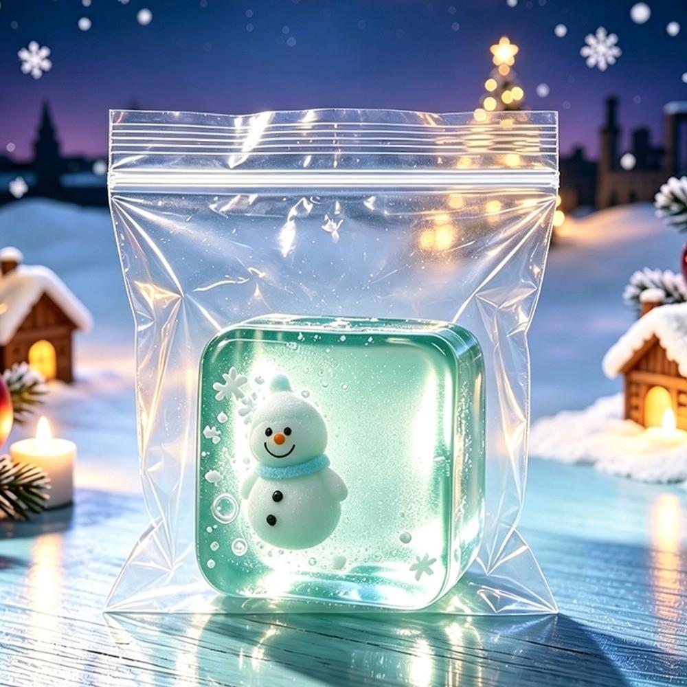 Soft Squeeze Ice Cube Squishy Toy Sensory Ice Cube Fidget Toy Happy Maltose Toy Halloween Decor
