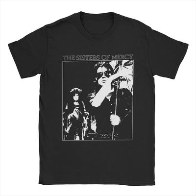 Men's The Sisters Of Mercy T Shirts 100% Cotton Clothes Leisure Short Sleeve Crew Neck Tees Original T-Shirt