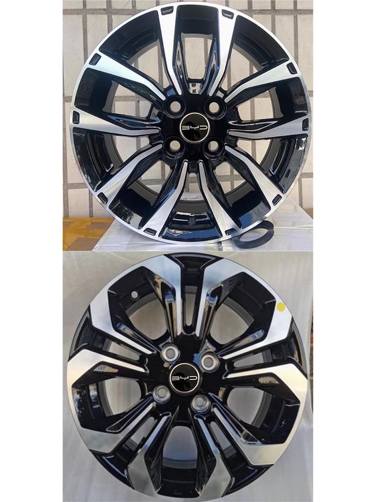 Upgrade 15-inch BYD Seagull iron rims to aluminum alloy rims.
