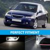 Fog Lights Front Bumper Driving Lamps Kit w/ Wiring Harness H11 Yellow Bulb, for Honda Accord 4 Doors 2003-2007