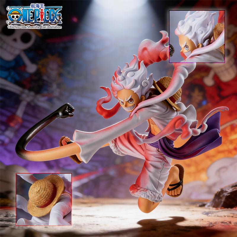1pc Official One Piece Luffy's Gear Fifth Home Decor Figure, Anime Must-Have Gift for Valentine's Day, Birthday Desk.