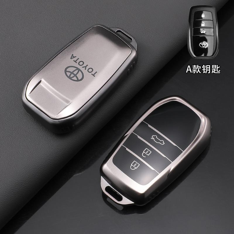 

TPU Car Key Case Cover Accessory For Toyota Land Cruiser 200 300 Prado Crown TLK 200 Yaris Cross Hilux Innova Fortuner Camry 55