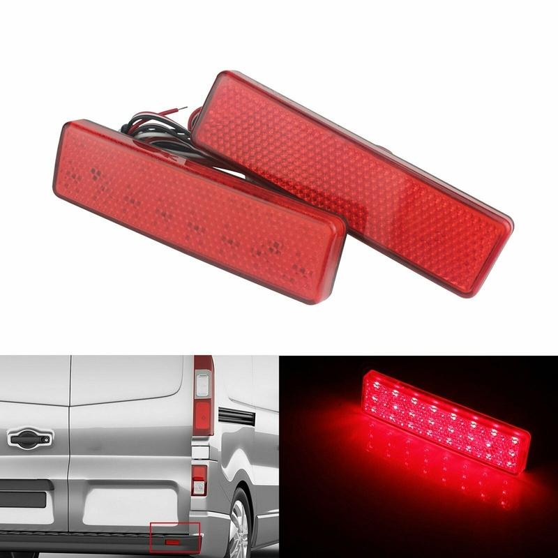 Powerful Rear Bumper Reflector Light Brake Lamp For Renault Trafic Master For Nissan Primastar For Opel Vauxhall Movano