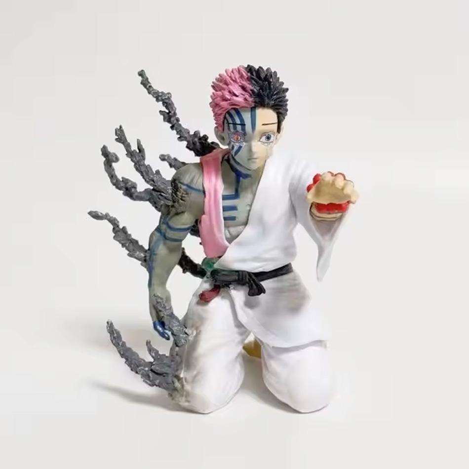 13cm Demon Slayer Figure Akaza Anime Action Figure PVC Figurine Collectible Model Children Toys Halloween Gifts Doll Ornaments