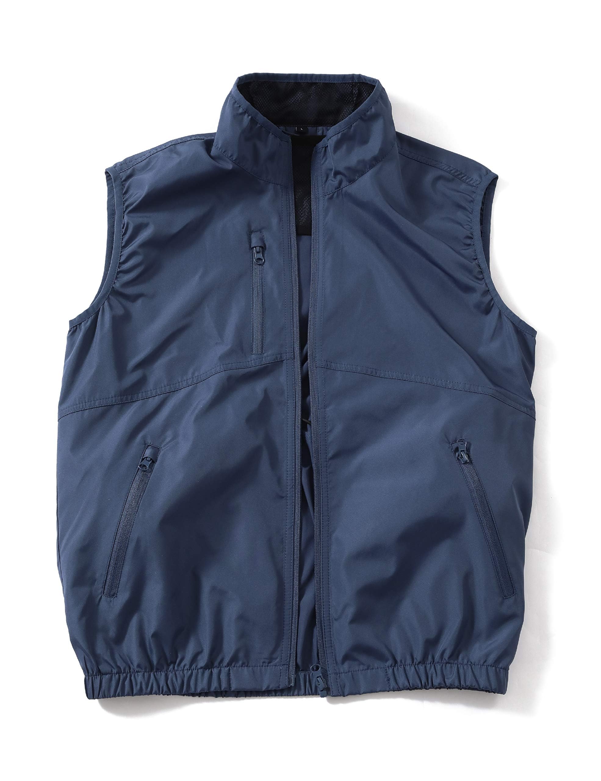 

Duerfusa Air Conditioning Single Heatstroke Prevention for Unisex Vest, Piece, Summer, Work, Outdoors, Camping, Fishing, Golf, (4L/Black)