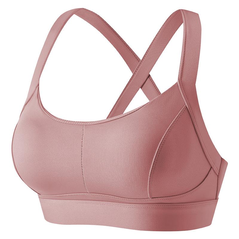 Damen S Sport-BH mit hohem Halt und Kreuzrücken für Fitness, Laufen, Yoga