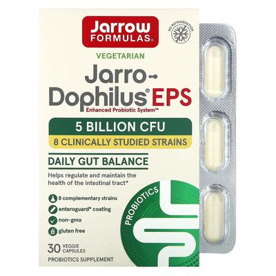 Jarrow Formulas, Jarro-Dophilus, EPS, Digestive Probiotic, 5 Billion CFU, Enteroguard 30 Veggie Capsules